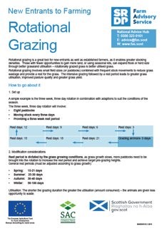 Guidelines for implementing rotational grazing