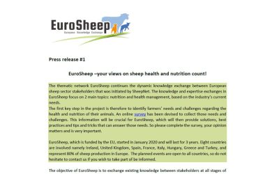 EuroSheep – Press release #1